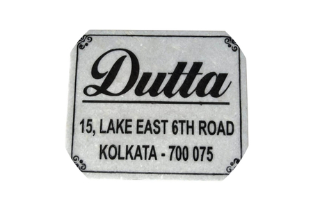 Marble Name Plate 