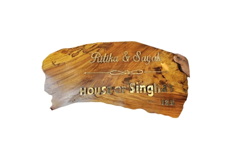 Wooden & Brass Letter