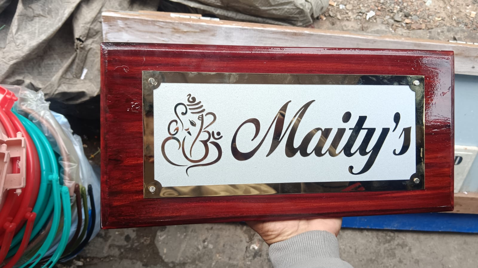 Wooden & Metal Attach Plate