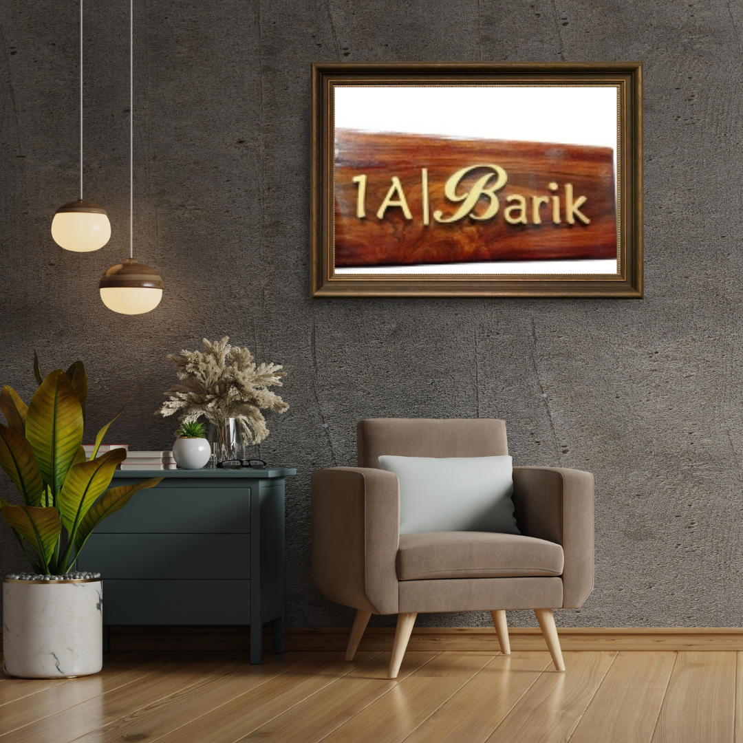 wooden Name Plate — Image 2