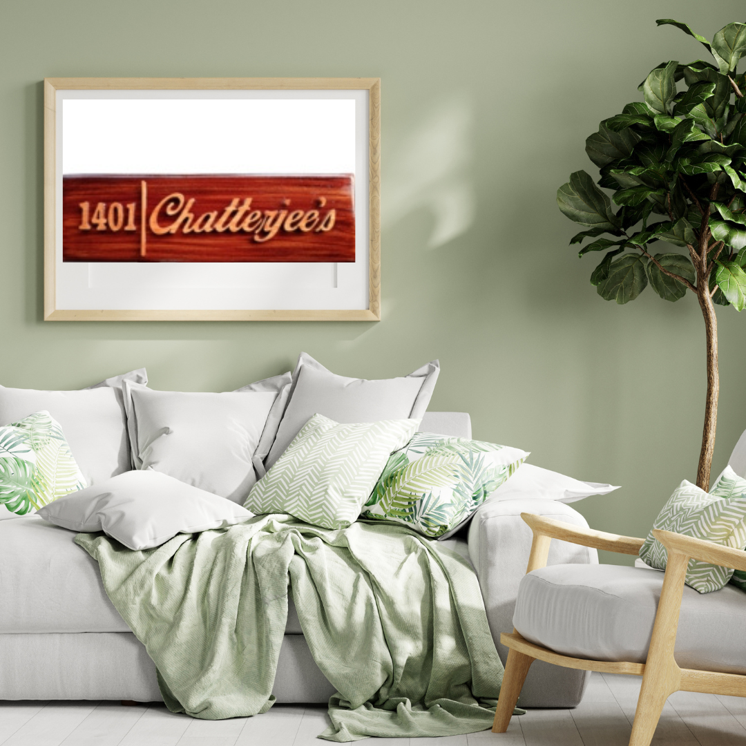 Wooden Name Plate  — Image 2