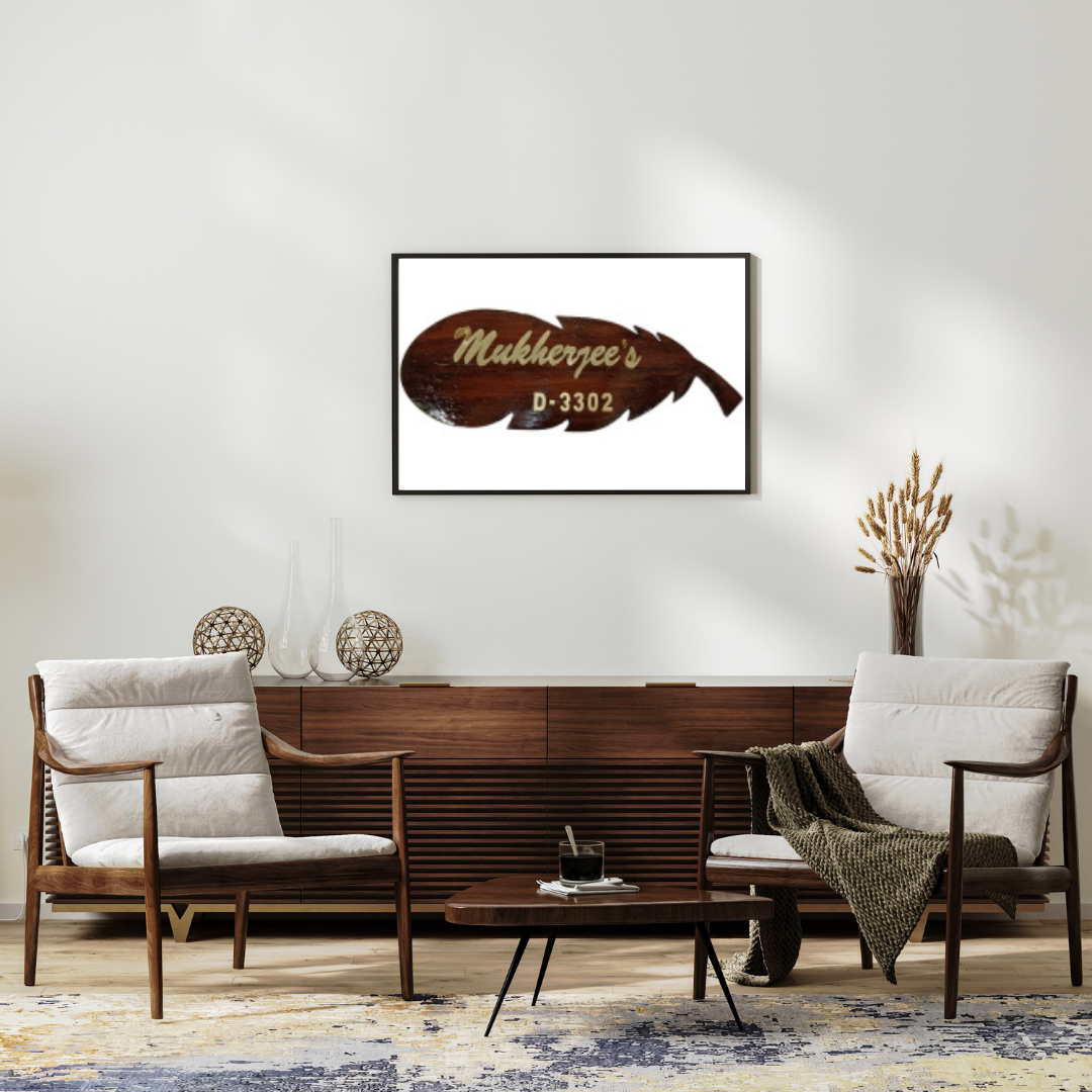 Wooden Name Plate  — Image 2