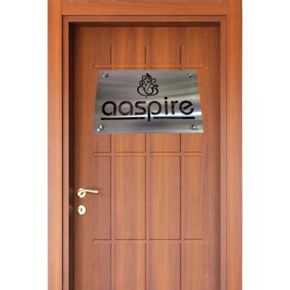 Stainless Steel Name Plate — Image 2