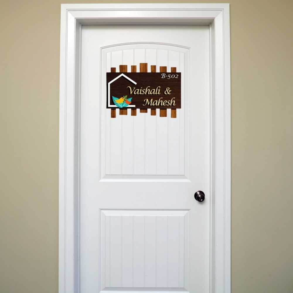 Custom Wooden Name Plate  — Image 2