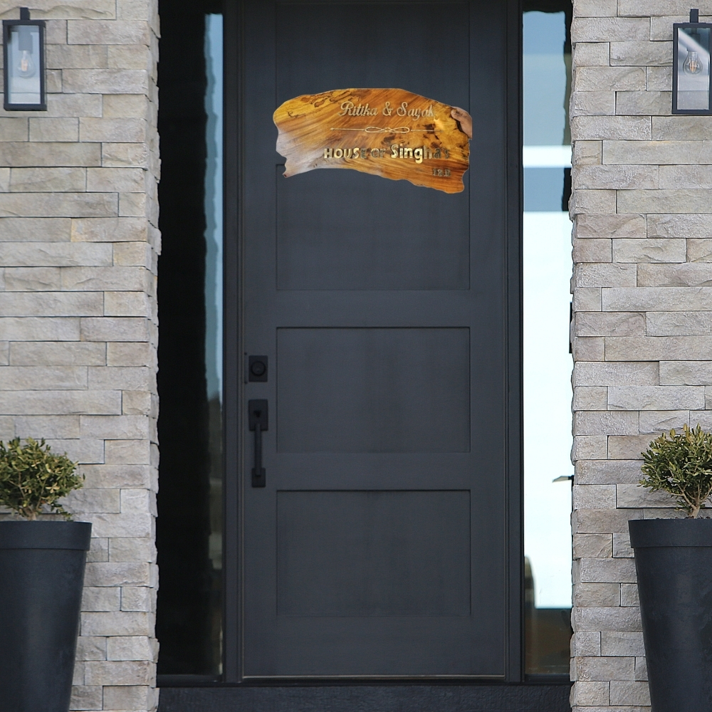 Wooden & Glass Plate  — Image 2